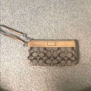 Large Coach Wristlet